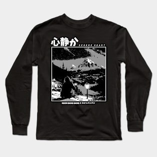 Lofi Landscape Manga Aesthetic Long Sleeve T-Shirt